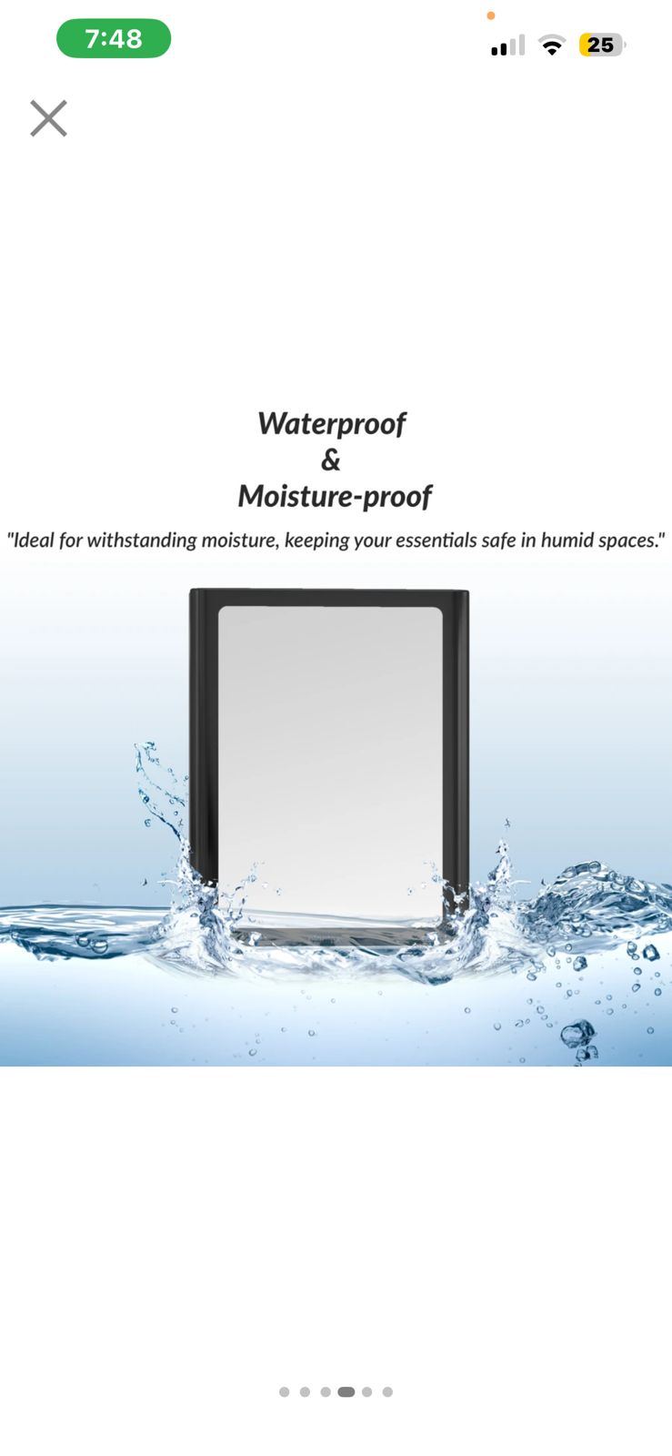 Modern Matte Black Wall-Mounted Bathroom Mirror Cabinet with Storage
