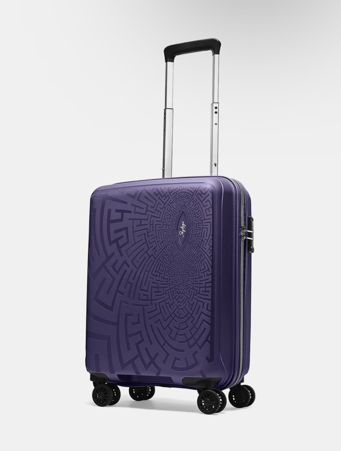 Purple Premium Hard Shell Travel Trolley Suitcase – 360° Spinner Wheels