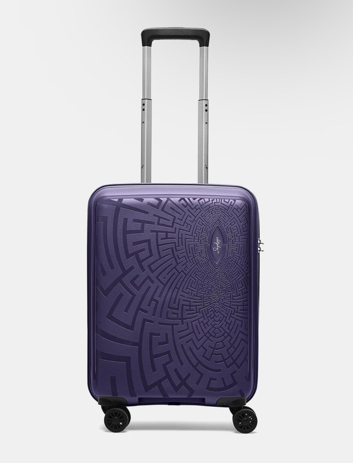 Purple Premium Hard Shell Travel Trolley Suitcase – 360° Spinner Wheels