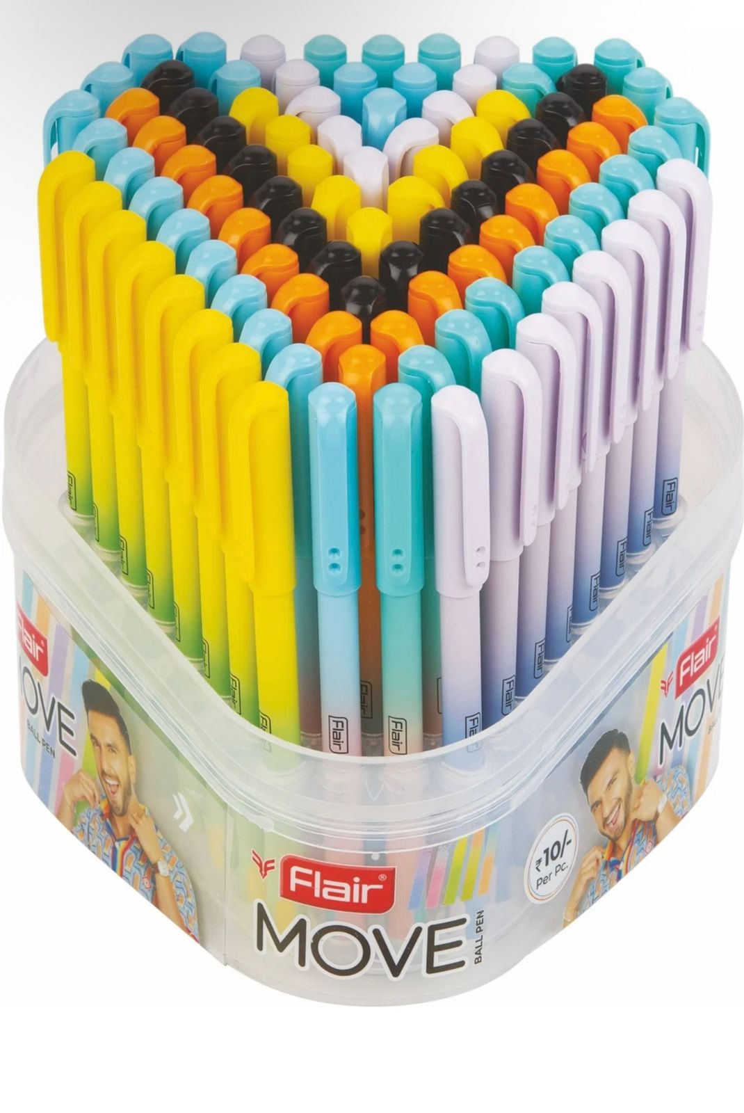 Flair Move Color Ball Pen Set – Smooth Writing Multi-Color Pen Collection