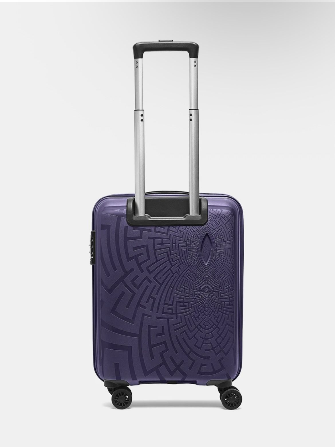 Purple Premium Hard Shell Travel Trolley Suitcase – 360° Spinner Wheels
