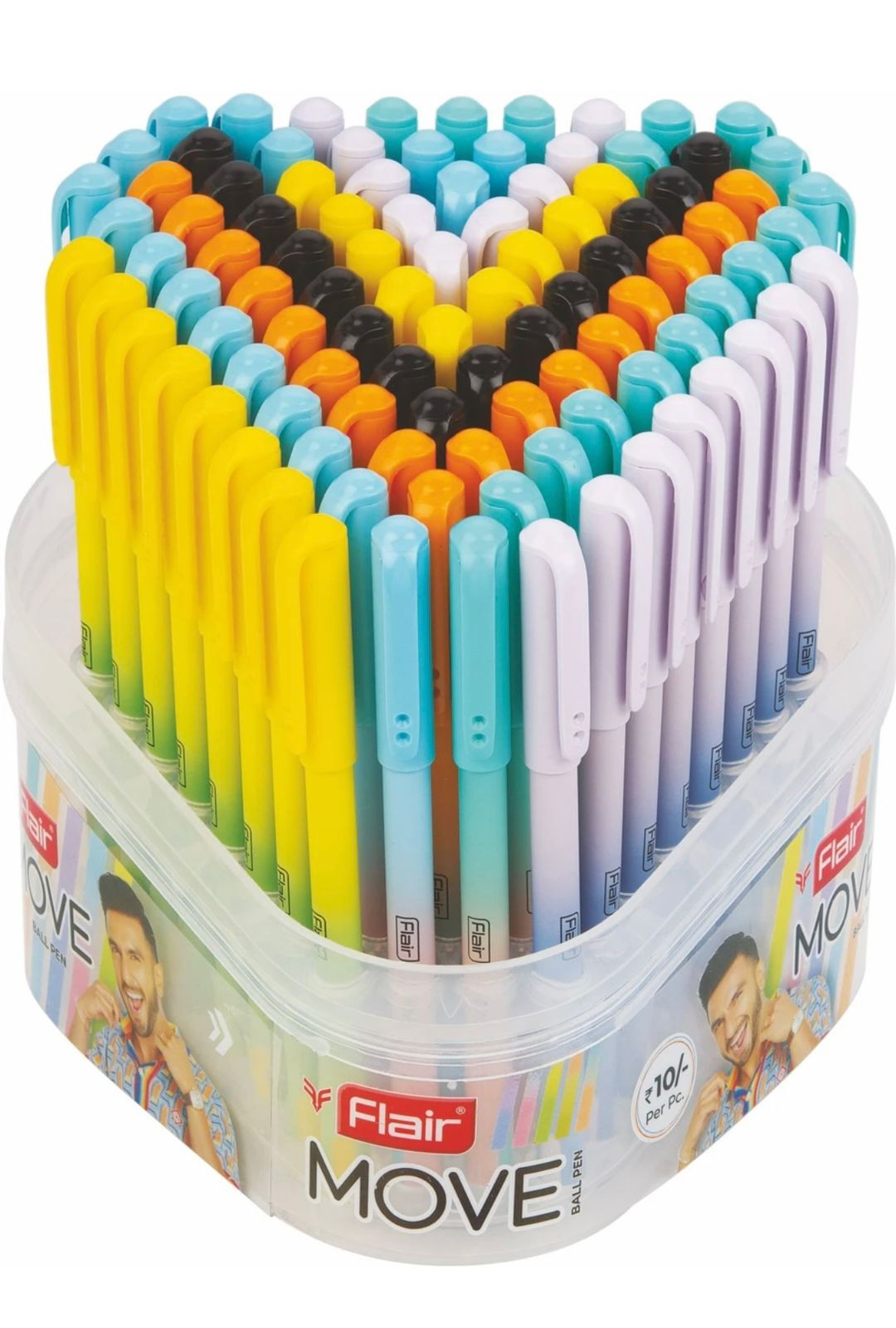 Flair Move Color Ball Pen Set – Smooth Writing Multi-Color Pen Collection