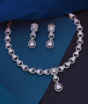 Luxury Crystal Teardrop Necklace & Earrings Set
