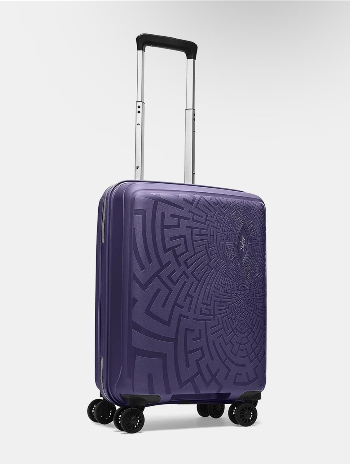 Purple Premium Hard Shell Travel Trolley Suitcase – 360° Spinner Wheels