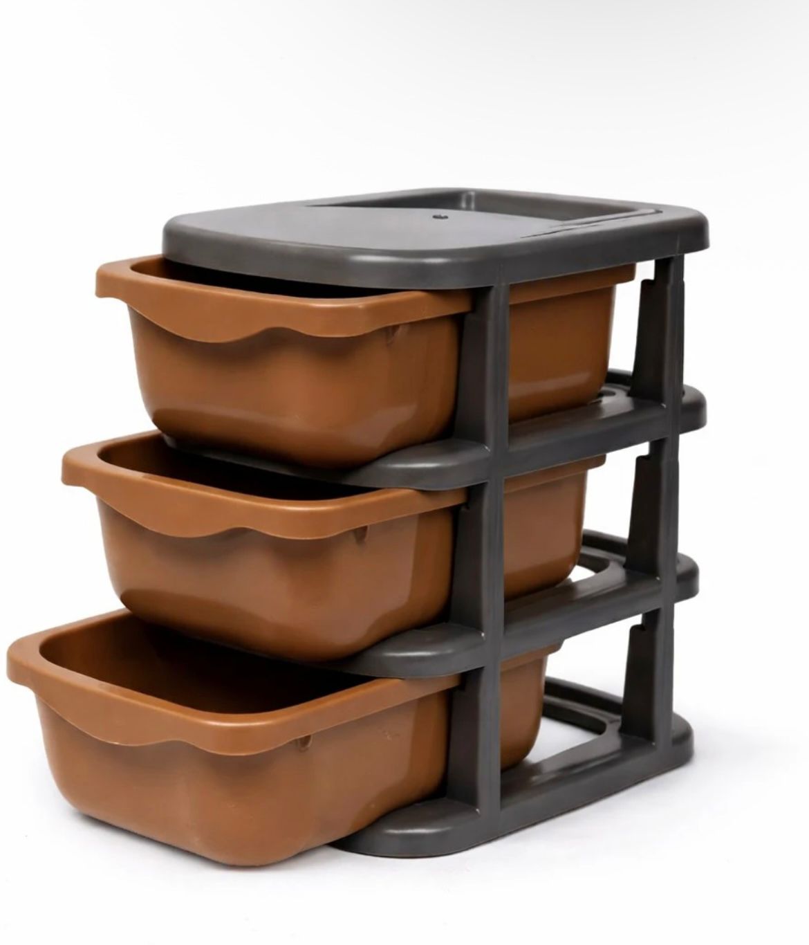 3-Tier Multipurpose Plastic Storage Drawer Organizer